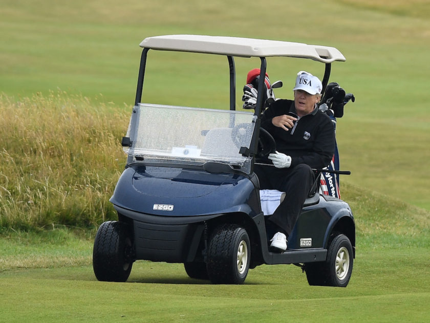 Trump, il Pelè del golf