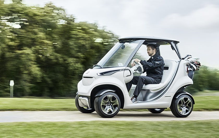 Mercedes: ecco un vero sport golf car