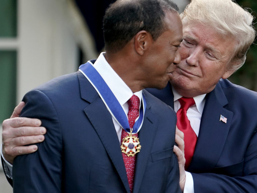 Trump: Tiger, uno dei più grandi dello sport