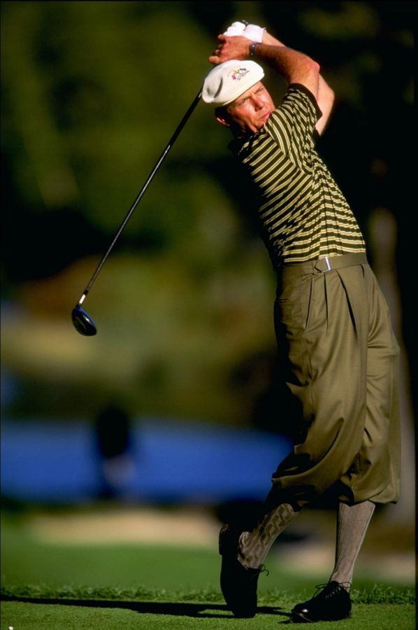 25 settembre 1999:  Payne Stewart durante la 33esima Ryder Cup a Brookline, vinta in rimonta dal team americano