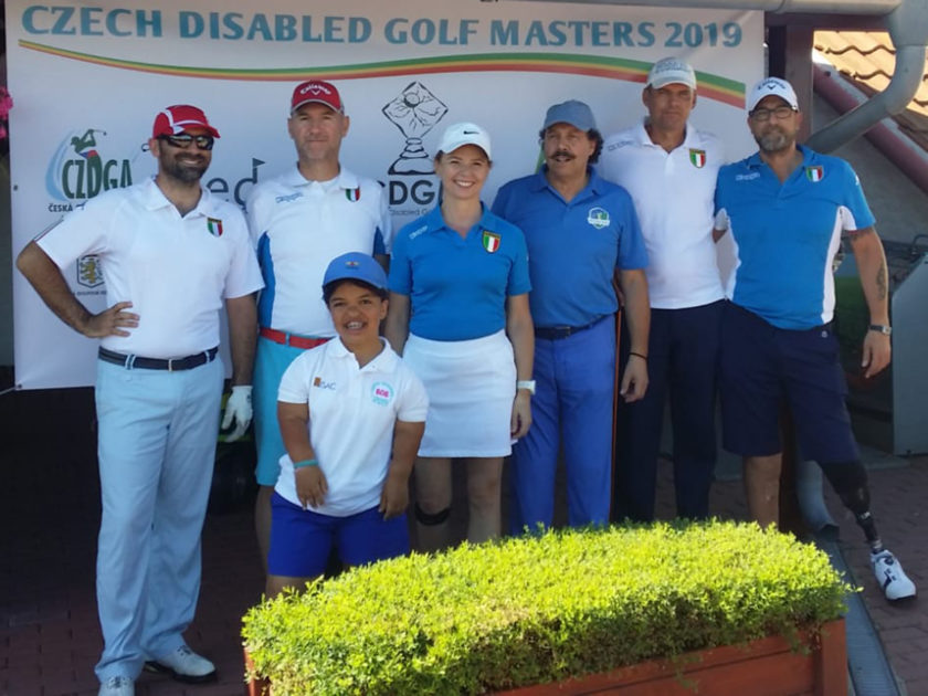 Un’altra bella prestazione dell’Italia al Czech Disabled Golf Masters