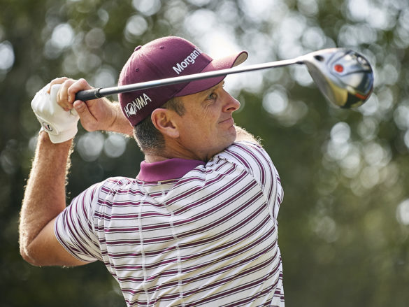 Justin Rose of England in action during Day one of the Italian Open at Olgiata Golf Club on October 10, 2019 in Rome, Italy. (Photo by Quality Sport Images/Getty Images)