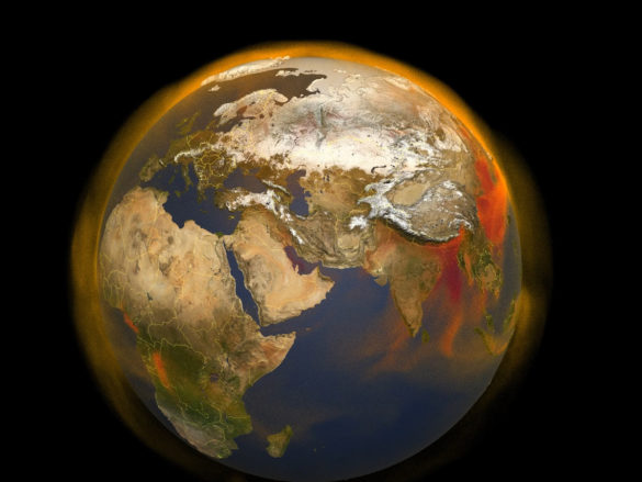 Europa, Africa e Asia viste dallo Spazio (foto NASA)