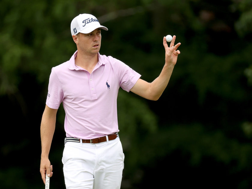 Justin Thomas leader allo U.S. Open