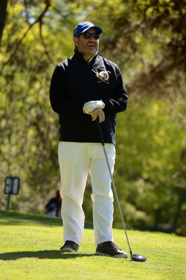 Walter Ragazzi, presidente di Villa d'Este dal 2012, in campo durante una gara