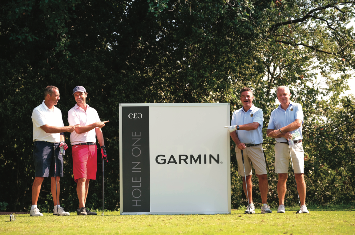 Tutti in campo con Garmin,  che per l’occasione a Verona  ha messo in palio un premio per la hole in one