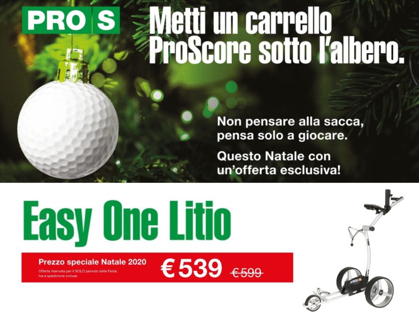 Per Natale metti un carrello ProScore sotto l’albero