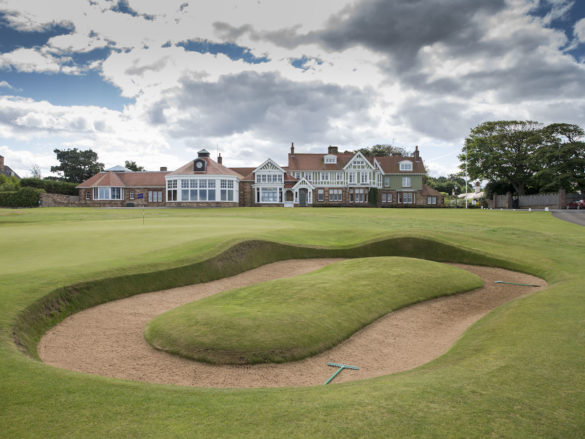 La clubhouse di Muirfield, nei dintorni di Edimburgo