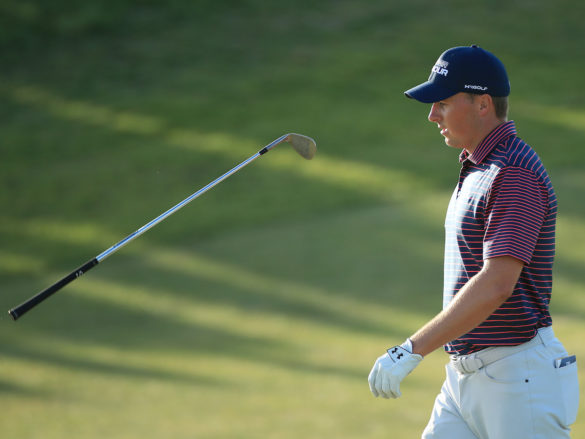 Jordan Spieth durante il terzo giro all'Open Championship (Photo by Oisin Keniry/Getty Images)