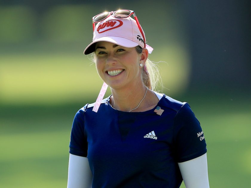 Fiocco rosa per Paula Creamer