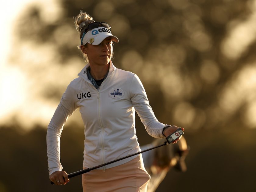 Spavento Nelly Korda per un trombo al braccio