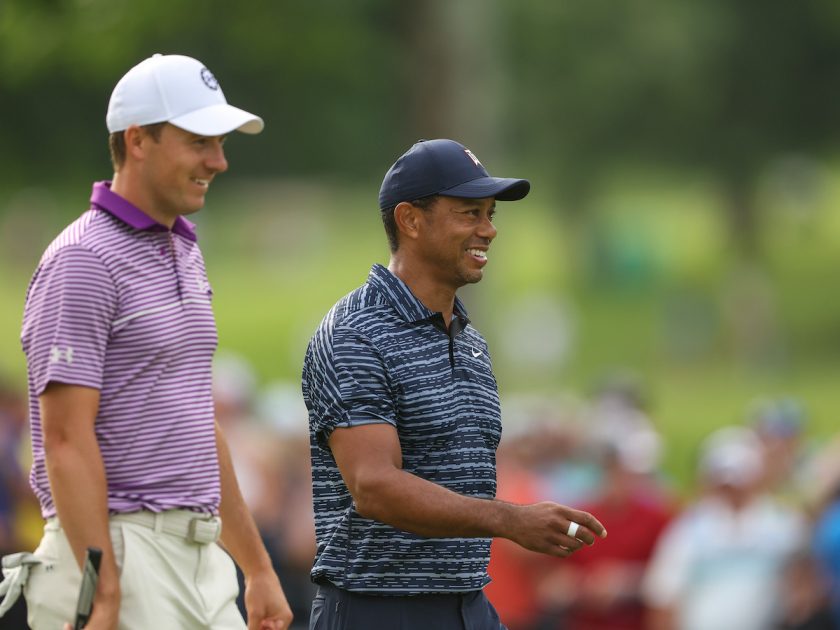 Jordan Spieth a caccia del Grande Slam al fianco di Tiger Woods