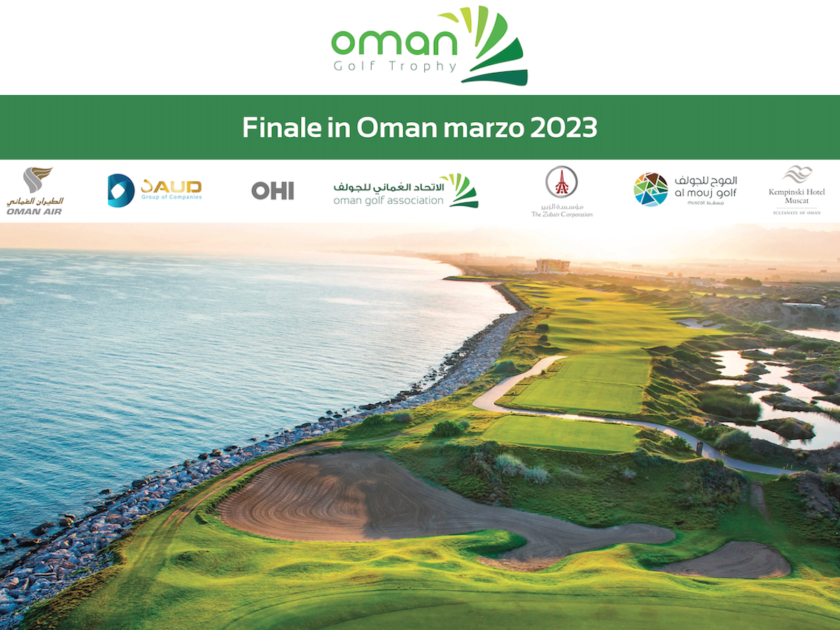 Oman Golf Trophy: in volo verso Muscat