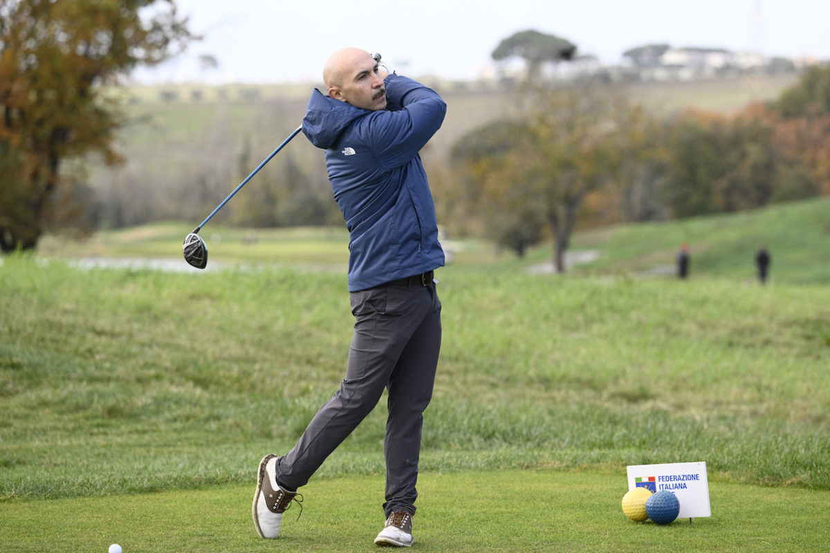 11 dicembre 2022
L'attore Maccio Capatonda durante la Pro-Am Road to Rome 2023 al Marco Simone