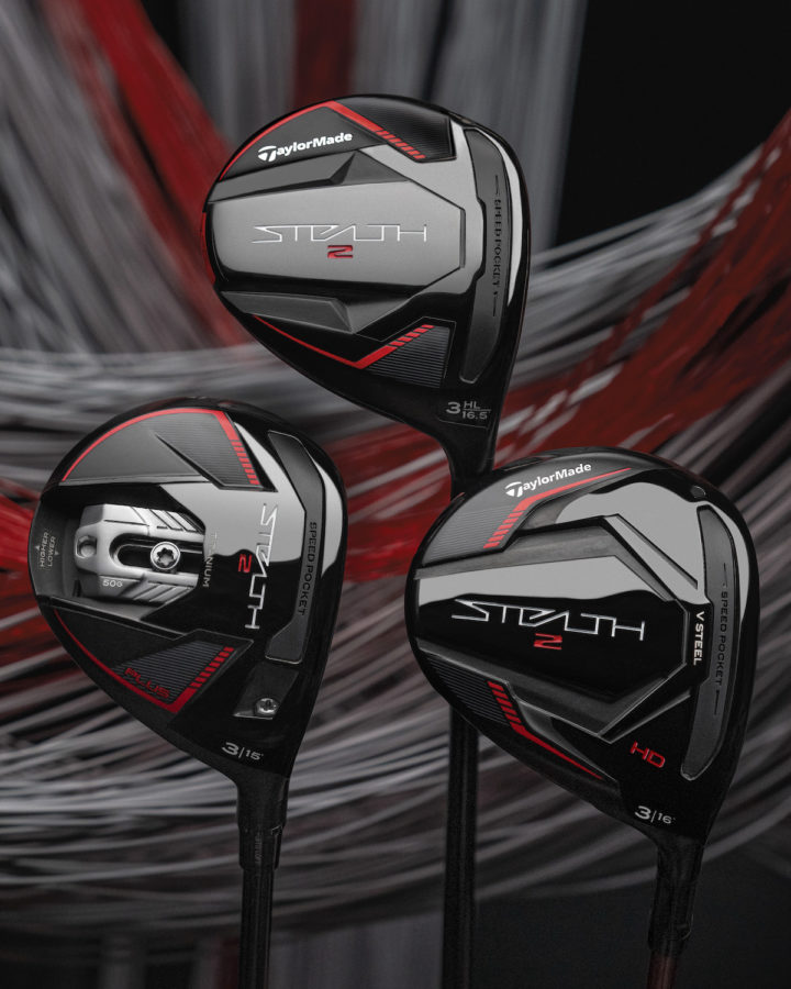 I tre modelli di fairway wood: Stealth 2 Plus, Stealth 2 e Stealth 2 HD