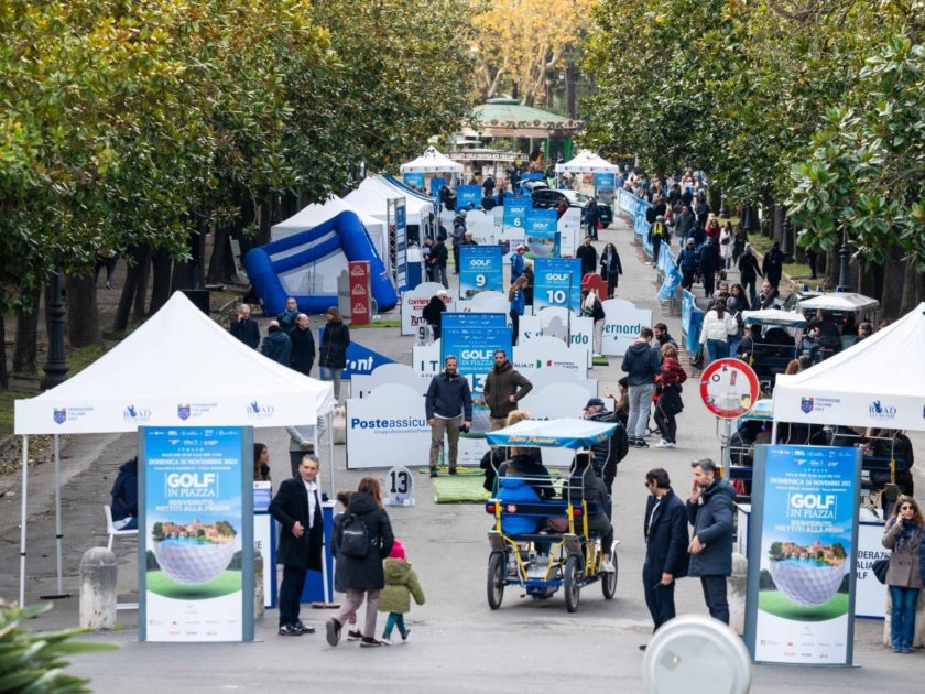 “Golf in piazza”, lo swing nel cuore di Roma