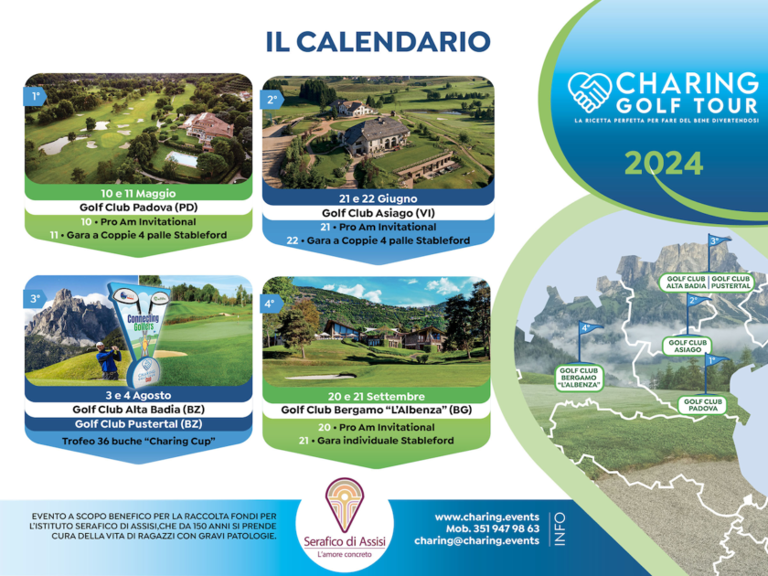 A maggio riparte il Charing Golf Tour