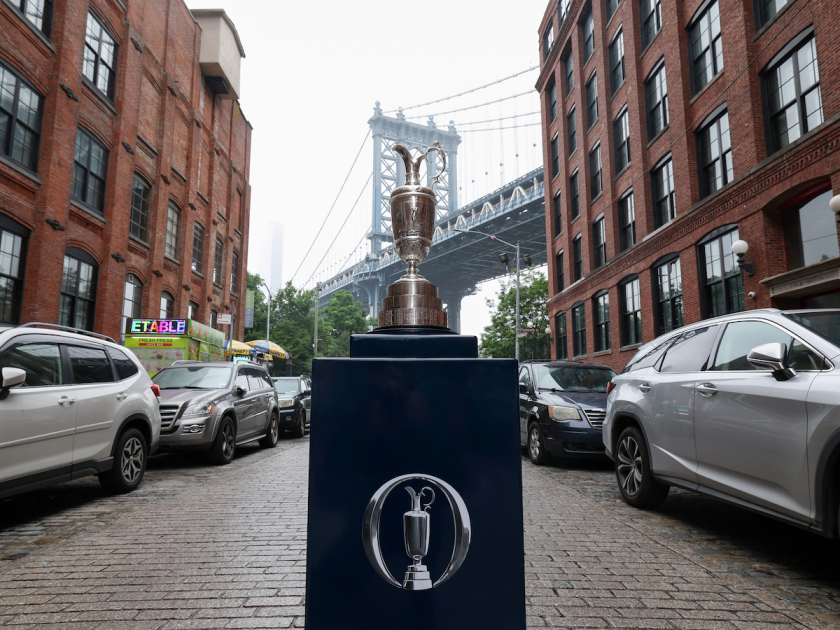 La Claret Jug fa tappa a New York