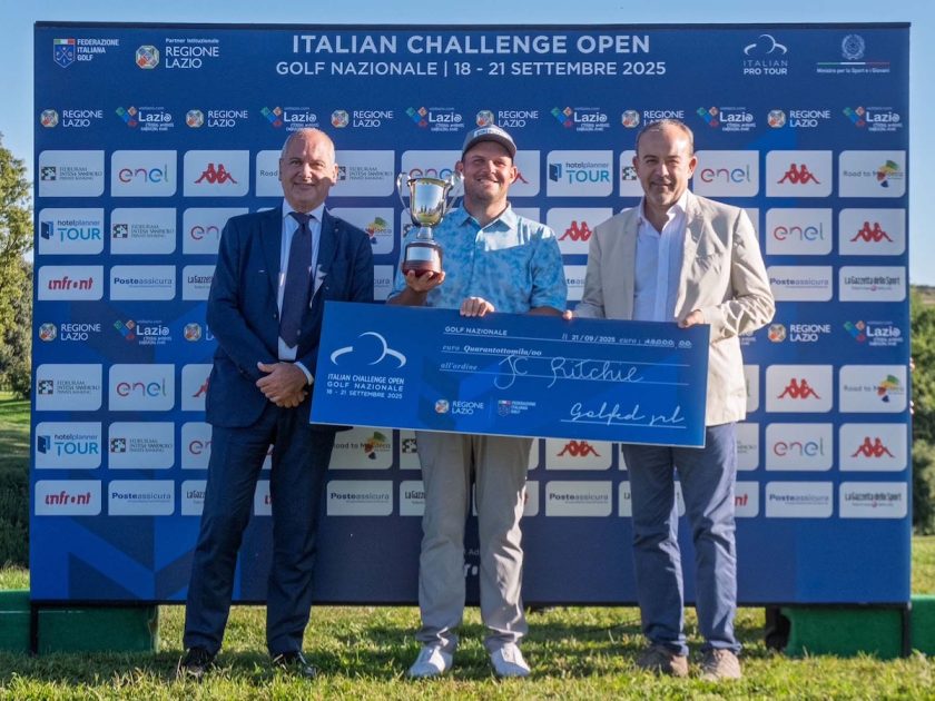 Ritchie conquista l’Italian Challenge Open, Scalise 11°