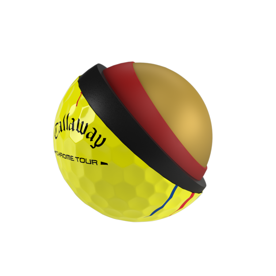 Chrome Tour 2026 Triple Track Yellow