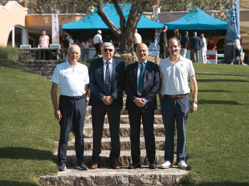 Il presidente FIG Cerchiai alla 2a tappa del Charing Golf Tour