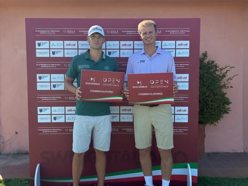Porter e Grossi nel field dell’Open d’Italia