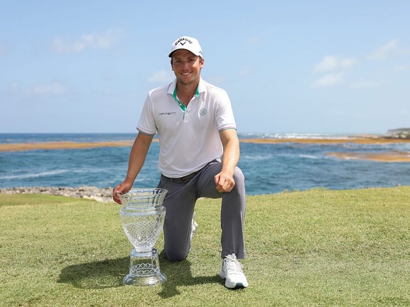 Stefano Mazzoli in campo al 3M Open