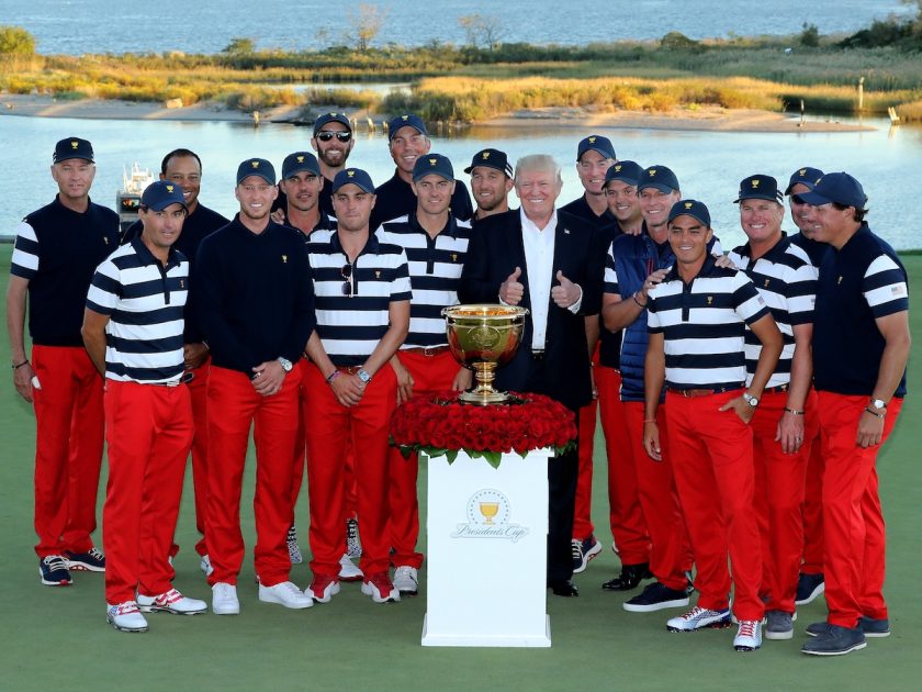 Trump presidente onorario alla 16esima Presidents Cup